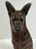 VINTAGE Cast iron dog statue doorstop - thumbnail 1 of 5