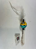 Hopi feather wand with painted bead Artist is A Koinva - thumbnail 1 of 5