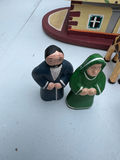 Wooden hand-painted Noah's Art with animals and people - thumbnail 2 of 8
