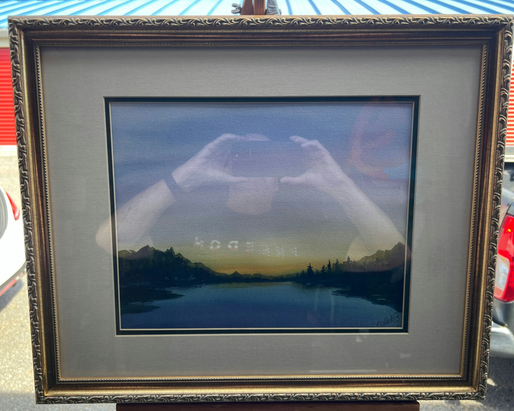 LePage 'Quiet Morning' painting original $300 22" x 18" - image 1 of 5