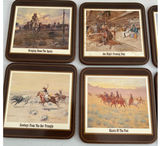 Western-themed coaster set with Buffalo Bill Historical Center packaging - thumbnail 4 of 5