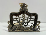 Ornate metal animal-themed card holders (leopard and zebra) - thumbnail 4 of 4