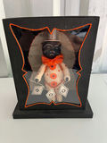 Halloween black-cat figurine in display case - thumbnail 2 of 5