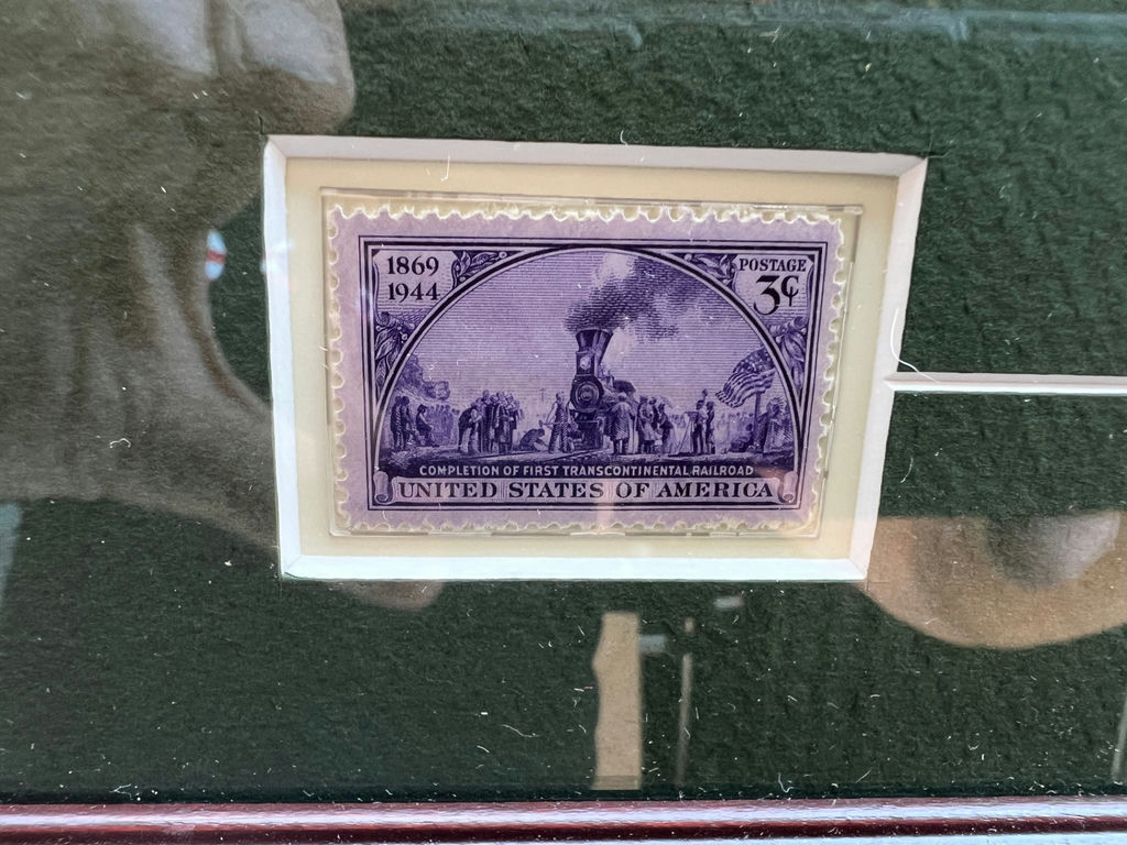 The Alton Limited framed railroad art with stamps 18" X 22" - image 5 of 7