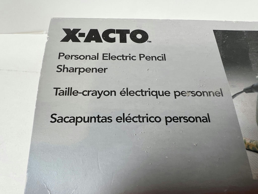 X-Acto Personal Electric Pencil Sharpener NEW IN BOX - image 2 of 4