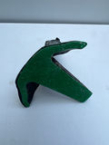 HEAVY CASTED DOORSTOP - Black cat figurine on green base - thumbnail 4 of 4