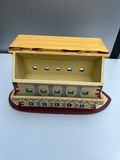 Wooden hand-painted Noah's Art with animals and people - thumbnail 7 of 8