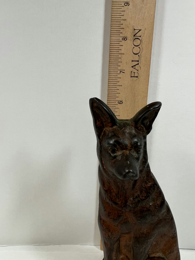 VINTAGE Cast iron dog statue doorstop - image 5 of 5