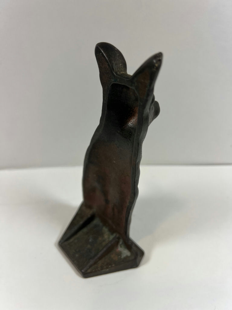 VINTAGE Cast iron dog statue doorstop - image 3 of 5