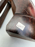 Heavy Solid Wood Mexican wooden carved howling Wolf sculpture - thumbnail 4 of 4