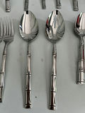 Silverware stainless set in wooden box - thumbnail 7 of 11