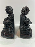 Antique Bookends - Pair of seated child reading figurines - thumbnail 4 of 5