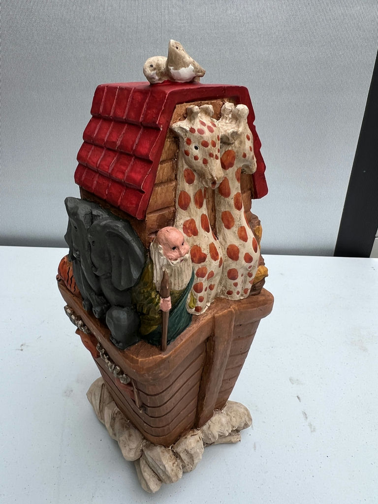 Noah's Ark Figurine with Animals - image 1 of 4
