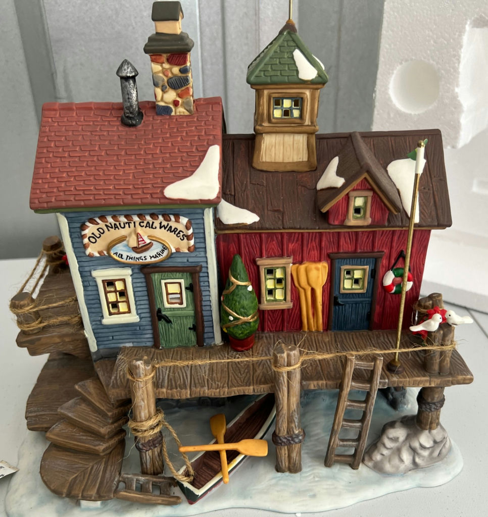 Harborside Village Deluxe Porcelain Lighted House - image 1 of 5