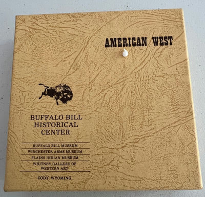 Western-themed coaster set with Buffalo Bill Historical Center packaging - Image 1 of 5