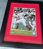 Framed MLB Authorized Jason Varitek baseball photograph 16" x 13" - thumbnail 1 of 4