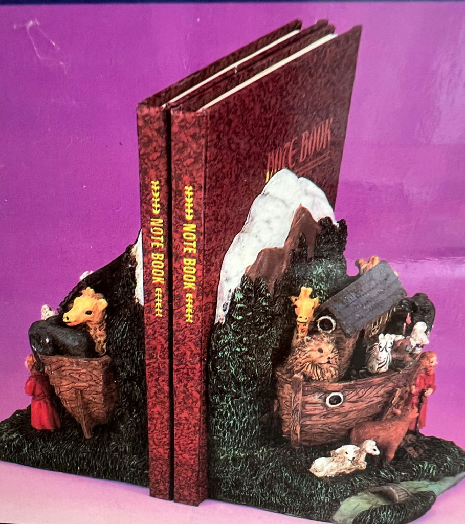Noah's Ark Bookends – Two-Piece Hand-Painted Set - image 4 of 4