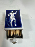 Blue Ceramic Tile and Two Matching Blue-Artwork Matchboxes - thumbnail 4 of 4