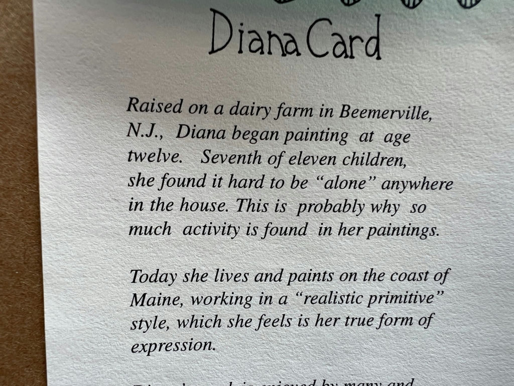 Diana Card Friendship Bay Limited Edition Print with Certificate 21" X 17" - image 7 of 7