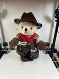 Cowboy Plush Bear - 12" Tall - thumbnail 1 of 3