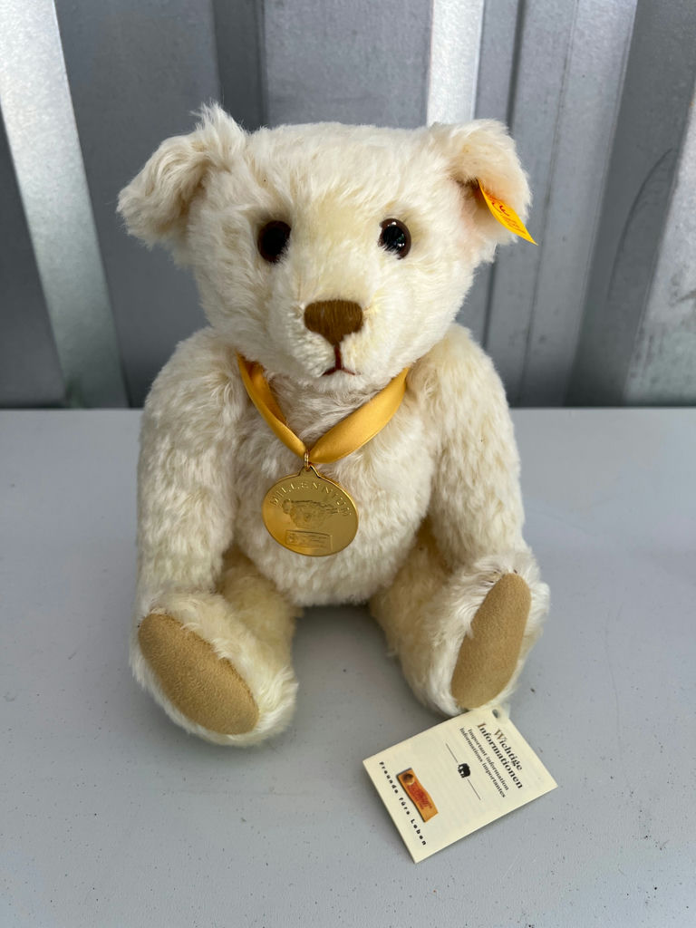 Millennium Bear by Steiff Teddy Bear with Gold Medal Necklace - image 1 of 7