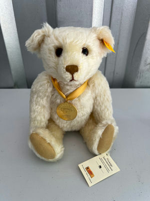 Millennium Bear by Steiff Teddy Bear with Gold Medal Necklace - Image 1 of 7