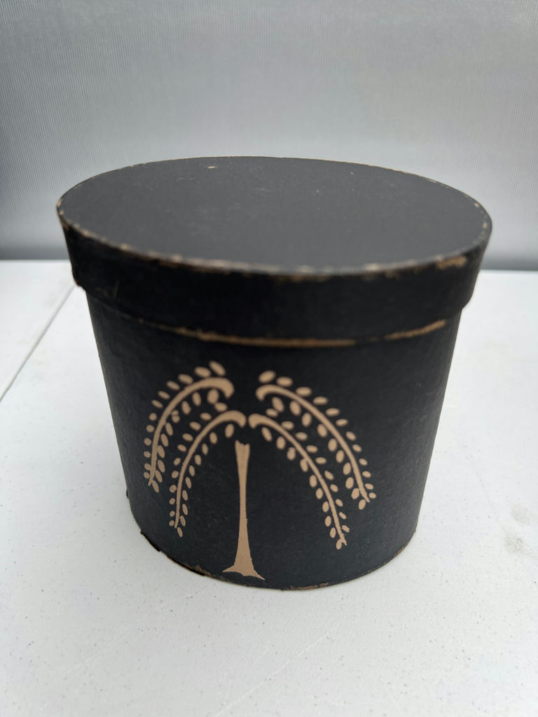 Decorative NESTING round storage boxes with home-themed artwork - image 6 of 7