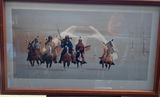Gale Running Wolf, Sr. Limited Edition Native American Horsemen Print 31-1/2" X19" - thumbnail 1 of 8