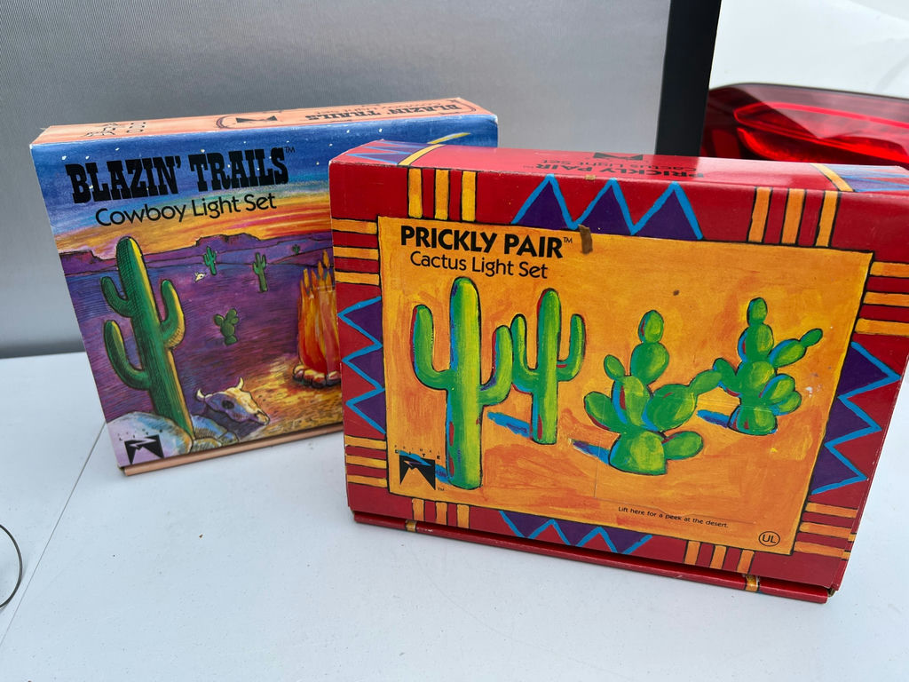 Desert-themed decorative light sets and cactus string lights - image 1 of 5