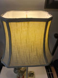 Italian porcelain table lamp with girl figurine and rabbit - thumbnail 4 of 5