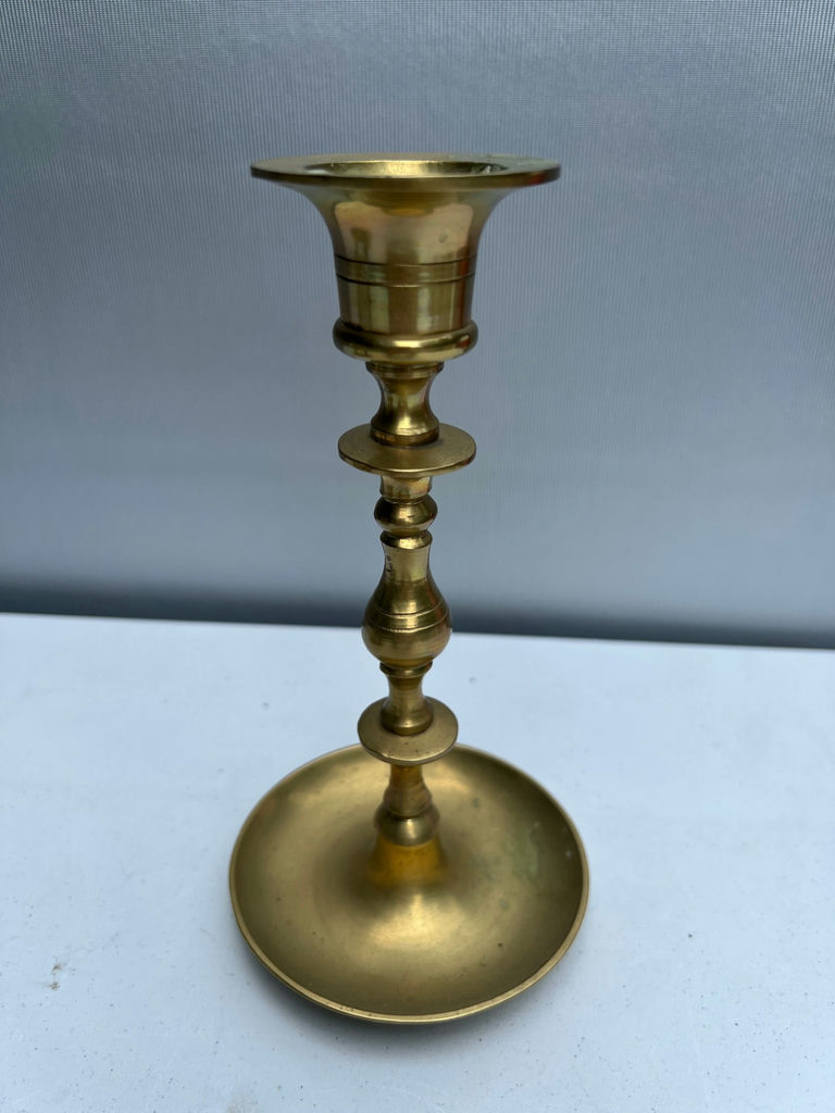 Brass candlesticks and candle holders set - image 2 of 4