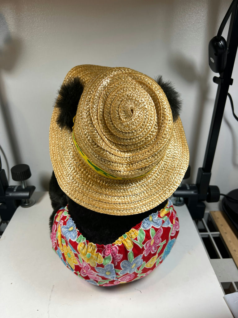 Florida Beach Bears plush bear with hat, sunglasses, and floral scarf - image 3 of 3