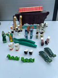 Assorted Painted Wooden Noah's Ark and Animals with Chest - thumbnail 1 of 7