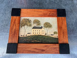 Hillside Landscape in Wooden Frame 10" x 7-1/2" - thumbnail 1 of 3
