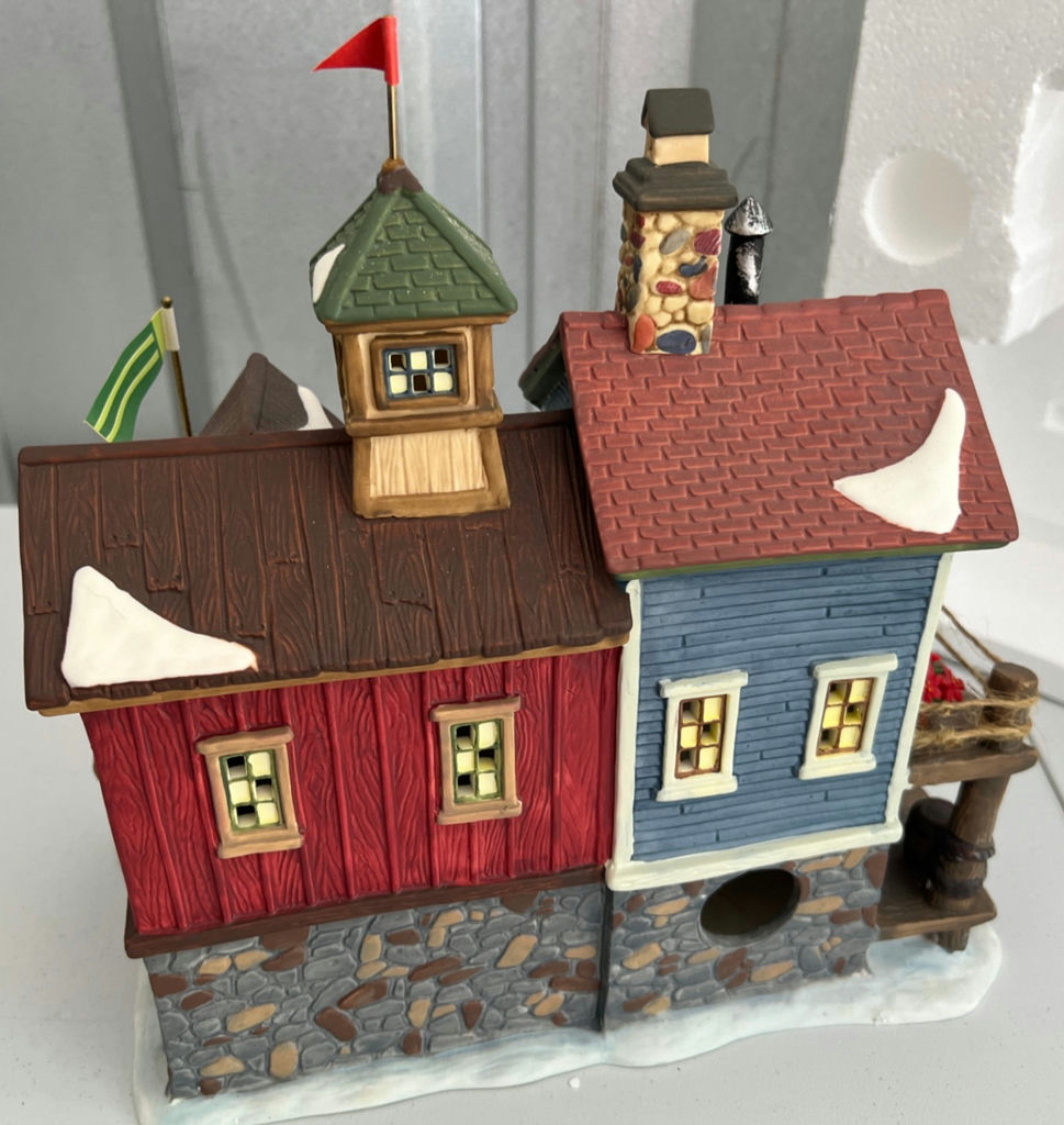 Harborside Village Deluxe Porcelain Lighted House - image 3 of 5