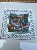 Teddy Bears Family Picnic Framed Print 9" x 9" - thumbnail 2 of 4