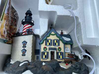 Trinity Ledge Lighthouse and House Figurine Set - Image 1 of 3