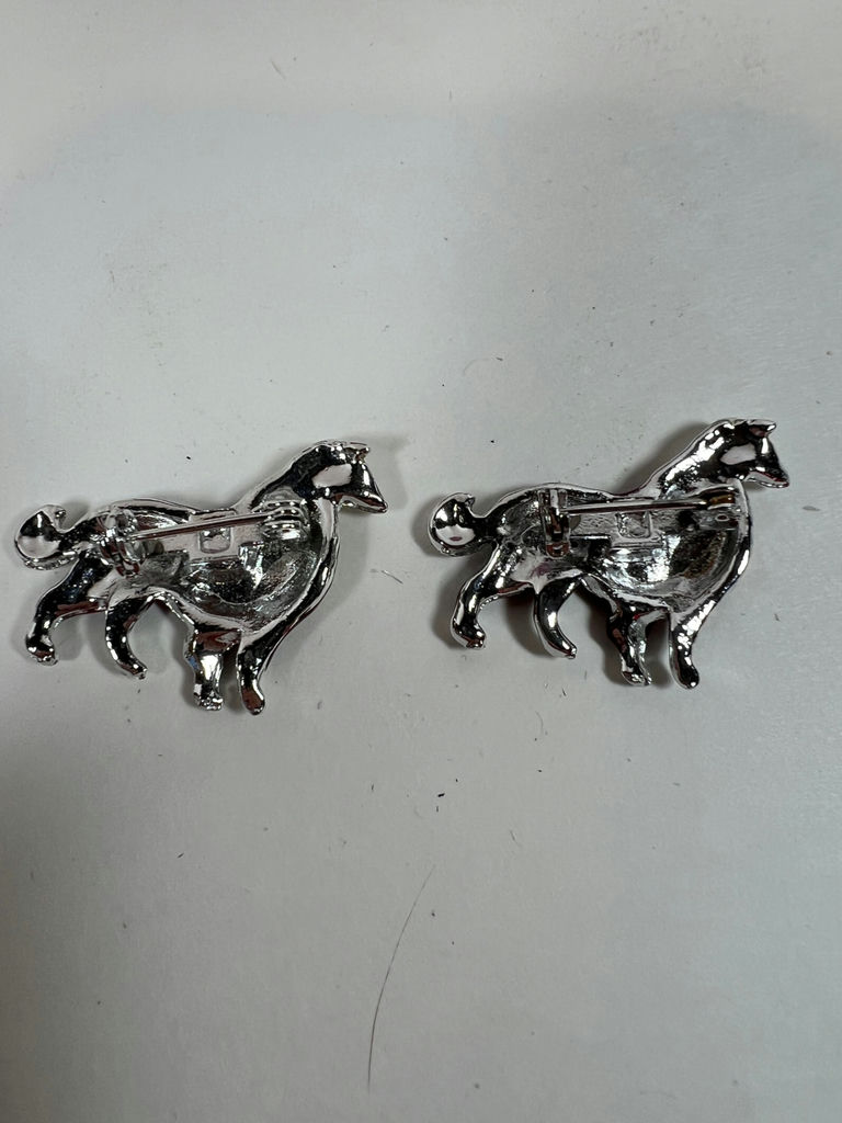 Two Murano Inspired enamel jewelry pins - image 4 of 6