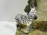 Zebra Figurines in a Grass-Diorama with Tree Arch - thumbnail 3 of 4