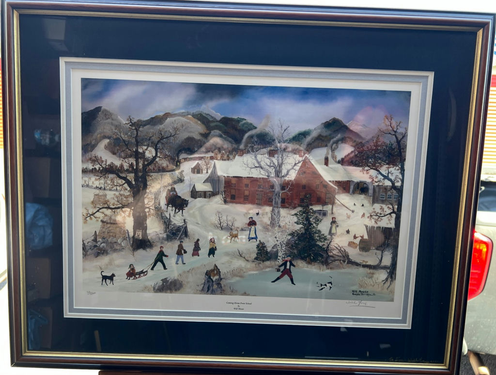 Coming Home From School by Will Moses - Signed and Numbered with COA 26" x 20-1/2" - image 1 of 6