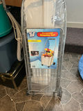 Pre-assembled Collapsible Shopping Cart - 18-1/2" x 15" x 37-1/2" Tall - thumbnail 1 of 4