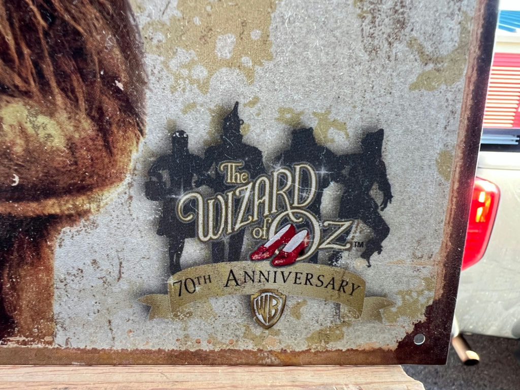 Wizard of Oz 70th Anniversary poster featuring Judy Garland and cast 16 x 12-1/2 - image 3 of 4