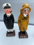 Assorted salt and pepper shakers: Cap'n Pepper and Old Salty sailors, cactus, dog, and white horses - thumbnail 2 of 4