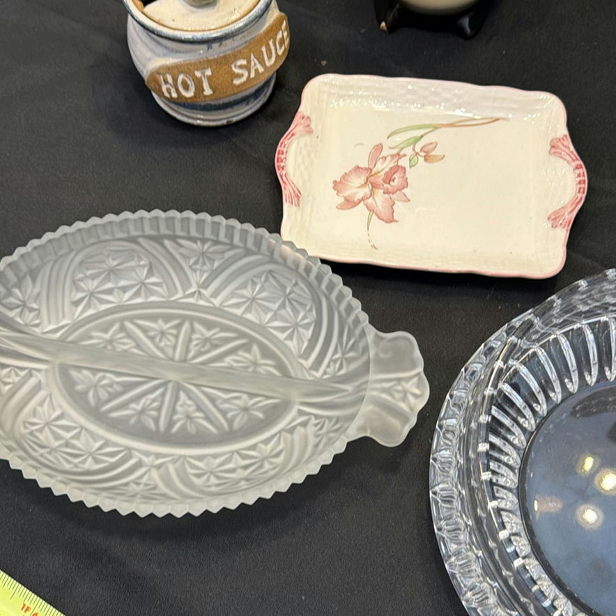 Assorted Vintage Glass and Ceramic Serveware and Decor - image 3 of 6