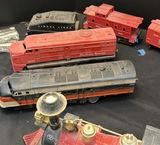 Vintage Toy Train Engines, Cars, and Track Accessories - thumbnail 4 of 8