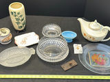 Assorted Vintage Glass and Ceramic Serveware and Decor - thumbnail 1 of 6