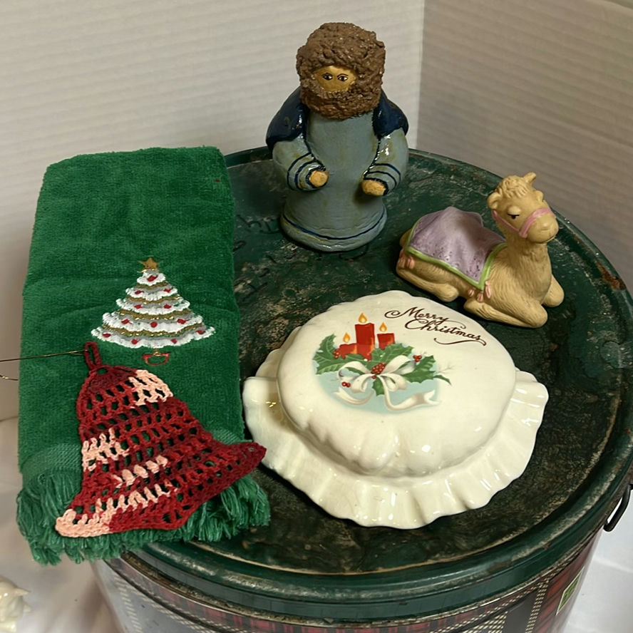Wicker Basket, Duck Boots, Decorative Figurines, and Home Decor Items - image 12 of 14