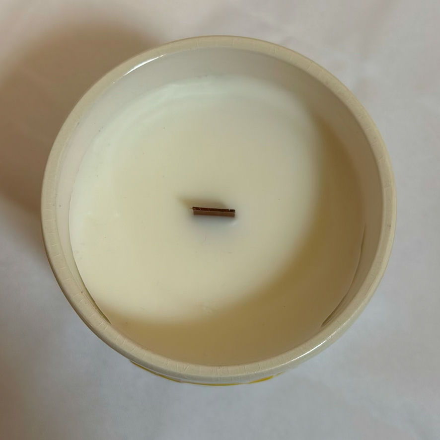 DW Home Fresh Lemon Candle, White Barn Spiced Apple Toddy Candle, and Pinecone Decor - image 3 of 8
