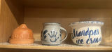 Assorted Glass Jars, Measuring Cups, Funnel, and Pottery Kitchenware - thumbnail 3 of 5