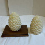 DW Home Fresh Lemon Candle, White Barn Spiced Apple Toddy Candle, and Pinecone Decor - thumbnail 6 of 8